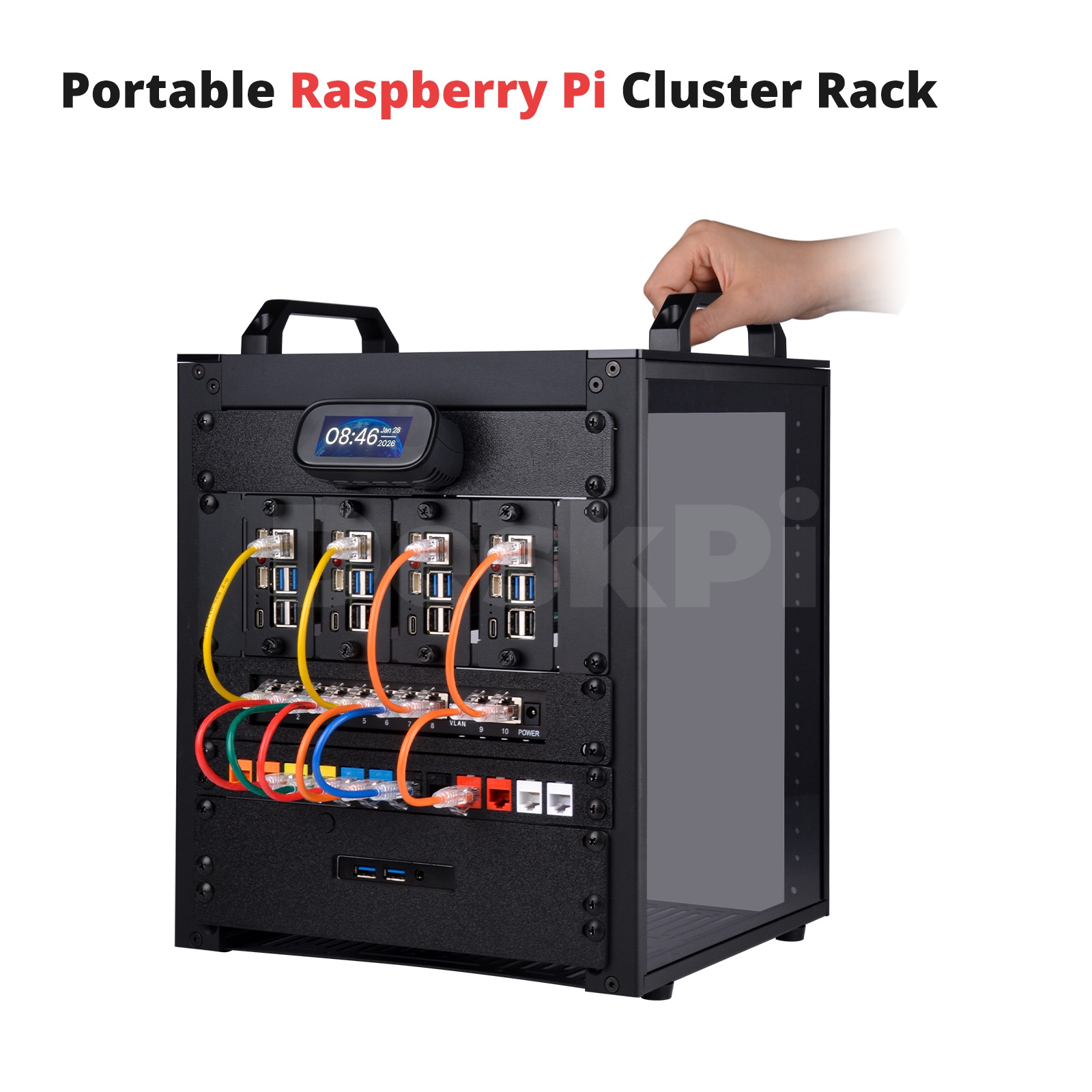 Gabinete Rackmount DeskPi Rack - Deskpi Super6C avaliação e preço