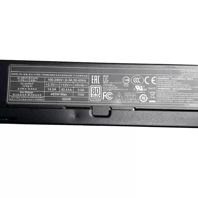 FSP500-30AS Fonte de alimentaç - Atx Power Supply 1U Flex 500W avaliação e preço
